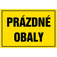 Značka Prázdné obaly